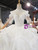 You'll Always Remember Wearing White Tulle Lace Short Sleeve High Neck Backless Wedding Dress