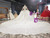 You'll Always Remember Wearing White Tulle Lace Short Sleeve High Neck Backless Wedding Dress