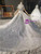 Fit Your Fashion Sense Gray Tulle Sequins Off the Shoulder Beading Wedding Dress