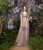 Fit Your Body Type Gray Tulle V-neck Cap Sleeve Beading Floor Length Prom Dress