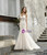 For You Next Prom Dance Light Champagne Mermaid Tulle Lace Appliques Cap Sleeve Wedding Dress