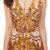 2020 Great Choice Gold Mermaid V-neck Gold Sequins Appliques Long Prom Dress