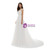 1000+ Styles White Tulle Scoop Neck Lace Appliques Beading Wedding Dress