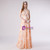 It's Prom Season A-Line Orange Lace Spaghetti Straps Sequins Prom Dress