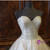 Gorgeous Crystals Beading Sweetheart Organza Layered Wedding Dress Ball Gown