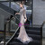 Looking For Gorgeous Champagne Gray Mermaid Cap Sleeve Beading Prom Dress