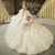 Best Discount And High Quality Champagne Tulle Lace Appliuqes Off the Shoulder Beading Wedding Dress