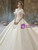 Purchase Your Favorite White Ball Gown Satin Short Sleeve See Through V-neck Wedding Dress