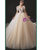 Get Your Discounts Champagne Tulle Puff Sleeve Beading Sequins Backless Wedding Dress