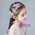 Crystal Tiara Princess Girl Headdress Hairpin Clip Set