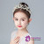 Children's Crown Headdress Princess Hairband Girls Pearl Hair Card