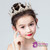 Girl's Crown Gold Crystal Big Hairband Girls Accessories