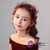 Girls' Red Hair Accessories Hair Band Flower Princess Garland