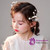 Children Princess Flower Pearl Hairpin Tassel