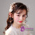 Children Princess Flower Pearl Hairpin Tassel