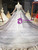 Brand New Gray Tulle Sequins Long Sleeve Appliques Beading Prom Dress