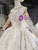 Get An On-Trend Chmapagne Ball Gown Tulle Halter Appliques Beading Wedding Dress With Train