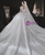 Shop Designer Sexy White Tulle Ball Gown Beading Wedding Dress With Long Train