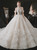 Never Miss Out On Champagne Luxury Tulle Tiers Halter Beading Backless Wedding Dress