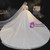 Find Your Dress For Prom! Light Champagne Tulle Sequins Short Sleeve Beading Backless Wedding Dress