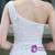 Find The Perfect Shade Of In Stock:Ship in 48 Hours White Mermaid Sequins One Shoulder Prom Dress