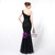 A Great Variety Of In Stock:Ship in 48 Hours Black Mermaid Sequins One Shoulder Prom Dress