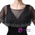 Get Your Discounts In Stock:Ship in 48 Hours Black V-neck Prom Dress With Shawl