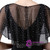 Get Your Discounts In Stock:Ship in 48 Hours Black V-neck Prom Dress With Shawl