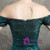 We Carry In Stock:Ship in 48 Hours Green Mermaid Off the Shoulder Prom Dress With Split