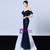 The Cheap Price In Stock:Ship in 48 Hours Navy Blue Mermaid Sequins Spaghetti Straps Prom Dress