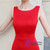 Affordable In Stock:Ship in 48 Hours Simple Red Mermaid Backless Prom Dress
