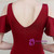 You Can Be The Star In Stock:Ship in 48 Hours Burgundy Satin V-neck Short Prom Dress With Beading