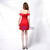 Come In All Styles And Colors In Stock:Ship in 48 Hours Red Satin Spaghetti Straps Short Prom Dress