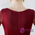 In Stock:Ship in 48 Hours Burgundy Mermaid Spandex Half Sleeve Prom Dress