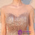 In Stock:Ship in 48 Hours Gold Mermaid Sequins Backless Beading Prom Dress