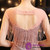 In Stock:Ship in 48 Hours Pink Mermaid Sequins Backless Beading Prom Dress