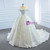 White Ball Gown Tulle Sequins Off the Shoulder Pearls Wedding Dress