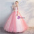 In Stock:Ship in 48 Hours Pink Tulle Off the Shoulder Quinceanera Dress