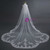 In Stock:Ship in 48 Hours Large Trailing Comb Veil White Headed Yarn