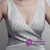 In Stock:Ship in 48 Hours White Mermaid V-neck Beading Prom Dress