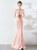 Shops Around The World In Stock:Ship in 48 Hours Pink Mermaid Beading Crystal Prom Dress