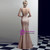 All Sizes In Stock:Ship in 48 Hours Champagne Mermaid V-neck Beading Prom Dress With Split