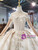 Wide Range Of Champagne Tulle Sequins Long SLeeve High Neck Beading Wedding Dress Removable Train