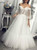 Will Be Available For Purchase A-Line White Tulle Appliques Long Sleeve Off the Shoulder Wedding Dress