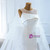 Find All Of The Latest Styles White Mermaid Satin Tulle Backless Wedding Dress With Train