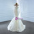 Shop This Selection Of White Mermaid Tulle Embroidery Appliques Long Sleeve Wedding Dress With Removable Train