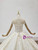 We Provide Champagne Tulle Sequins Cap Sleeve Backless Beading Wedding Dress