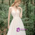 Casual Champagne Tulle Appliques Sweetheart Wedding Dress
