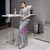 Silver Gray Mermaid Sequins V-neck Bat Sleeve Prom Dress