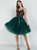 7 Layers Green Blue Tulle Tutu Skirt